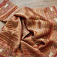 Pure Organza Tissue Silk Banarasi Stripe Pichwai Embroidery on Katan Silk Satin Border Saree - Resham Wala