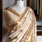 Pure Organza Silk PICHWAI Embroidery Work saree with heavy blouse and special tassels - Resham Wala