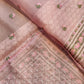 Pure Organza Silk Embroidered Border Buti Saree with Velvet lace & Blouse - Resham Wala