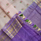 Pure Tussar Kota Silk Jacquard Banarasi Border Embroidery Buti saree contrast border and blouse with special tassels - Resham Wala