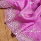 Pure Organza Silk Cutwork Buti Scallop Border Saree With Heavy blouse - Resham Wala