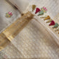 Pure Organza Silk PICHWAI Embroidery Work saree with heavy blouse and special tassels - Resham Wala