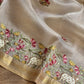 Pure Organza Silk PICHWAI Embroidery Work saree with heavy blouse and special tassels - Resham Wala