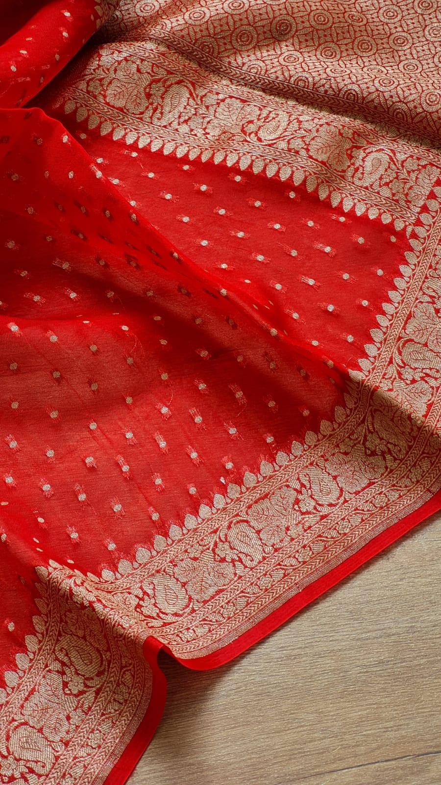 Red saree